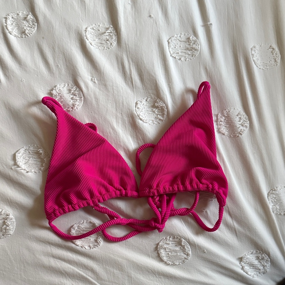Skatie Hot Pink Bikini Top